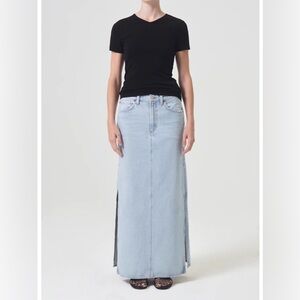 SOLD AGOLDE Astrid Slice Skirt